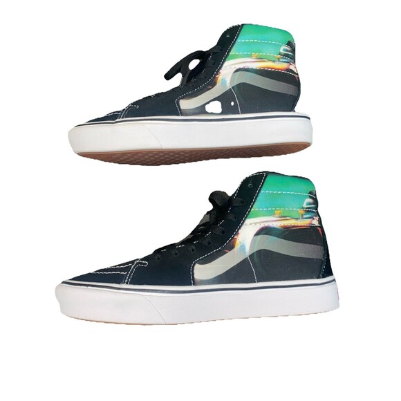 Vans Men\'s ComfyCush Sk8-Hi Formula 66 Suede Canvas Sneaker Men 8.5 Women’s 10
